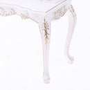 1/6 Scale Miniature Wood Brown Dressing Table for Dolls House Decor Action Figure Accessories White
