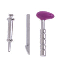 Miniature 5 Pieces Stethoscope Set Pretend Equipment for 1/12 Dolls House Life Scenes Room Items Accessories