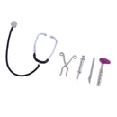 Miniature 5 Pieces Stethoscope Set Pretend Equipment for 1/12 Dolls House Life Scenes Room Items Accessories