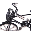 1:10 Scale Alloy Bicycle Bike Dollhouse Miniature Furniture Rooms Garden Decor Accessory