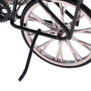 1:10 Scale Alloy Bicycle Bike Dollhouse Miniature Furniture Rooms Garden Decor Accessory