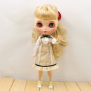 Trendy Suspender Skirt Dress Shirt Clothes for 12inch Blythe Takara 1/6 BJD DOD Dollfie Doll Complete Look