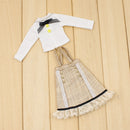 Trendy Suspender Skirt Dress Shirt Clothes for 12inch Blythe Takara 1/6 BJD DOD Dollfie Doll Complete Look
