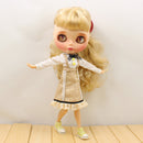 Trendy Suspender Skirt Dress Shirt Clothes for 12inch Blythe Takara 1/6 BJD DOD Dollfie Doll Complete Look