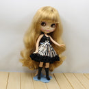 1/6 BJD Doll Braces Skirt Lace Dress for 12inch Blythe Pullip DZ AS DOD Dolls Clothes Party Outfit Accessories