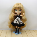 1/6 BJD Doll Braces Skirt Lace Dress for 12inch Blythe Pullip DZ AS DOD Dolls Clothes Party Outfit Accessories