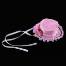 Adorable Pink Lace Dress Hat Uniform Outfit for 12inch Blythe Pullip Licca 1/6 BJD DZ AS Dolls Clothing Accessory