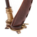 14cm Wooden 8-Strings Harp Musical Instrument with Box Home Desk Decoration