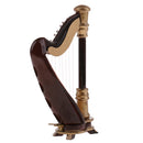 14cm Wooden 8-Strings Harp Musical Instrument with Box Home Desk Decoration
