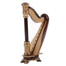 25cm Wooden 8-Strings Harp Musical Instrument with Box Home Desk Decoration