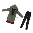 1/3 Male BJD Hooded Jacket Shirt Jeans 3pcs Set for Normal 70cm Uncle Doll