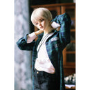 1/3 BJD Green Plaid Overcoat Tee Jeans Set for Normal 70cm Uncle Size Doll