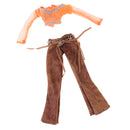 DIY Fashionable 9 Inch Doll Two-piece Suits With Top And Trousers for