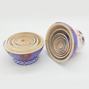 7 Pieces Set Butterflies Patterns Wooden Russian Nesting Dolls Stacking Matryoshka Toy Home Office Decoration