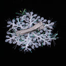 Doll Snowflakes Hairpin for 1/6 Blythe Doll White