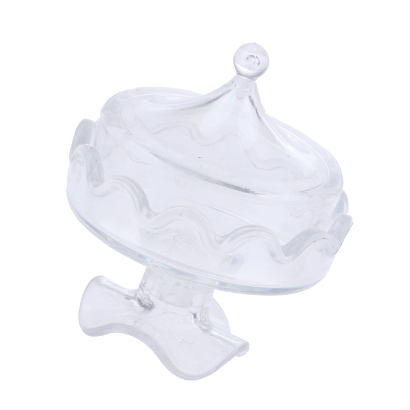 1/12 Dollhouse Miniature Clear Desserts Box Storage Model Kichen Rooms Tablware Accessories Kids Playset