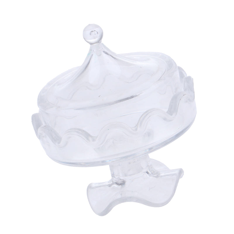 1/12 Dollhouse Miniature Clear Desserts Box Storage Model Kichen Rooms Tablware Accessories Kids Playset