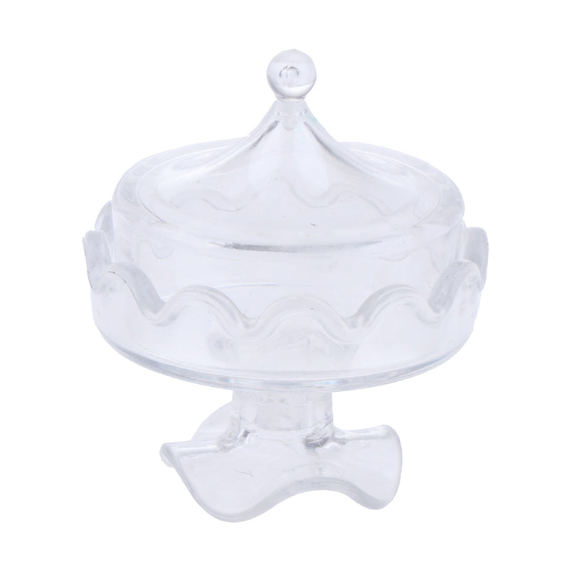 1/12 Dollhouse Miniature Clear Desserts Box Storage Model Kichen Rooms Tablware Accessories Kids Playset