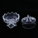 1/12 Dollhouse Miniature Clear Desserts Box Storage Model Kichen Rooms Tablware Accessories Kids Playset