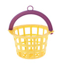 Set of 5pcs Yellow Mesh Basket for 1/12 Dollhouse Any Rooms Accessory Decoration Kids Pretend Play Toy