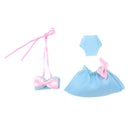 Lovely Blue Bikini Bathing Suit Clothes for Middle Blythe Doll Swimming Outfit Accessories