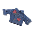 1/6 BJD Doll Fashion Jeans Jacket Clothes for 12inch Blythe Licca LUTS AS Doll Long Sleeve Coat