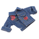1/6 BJD Doll Fashion Jeans Jacket Clothes for 12inch Blythe Licca LUTS AS Doll Long Sleeve Coat