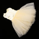 Trendy 4-Layers Gauzy Dress Dance Skirt Clothes for 1/6 BJD DOD LUTS DZ 12inch Blythe Pullip Doll Party Outfit Yellow