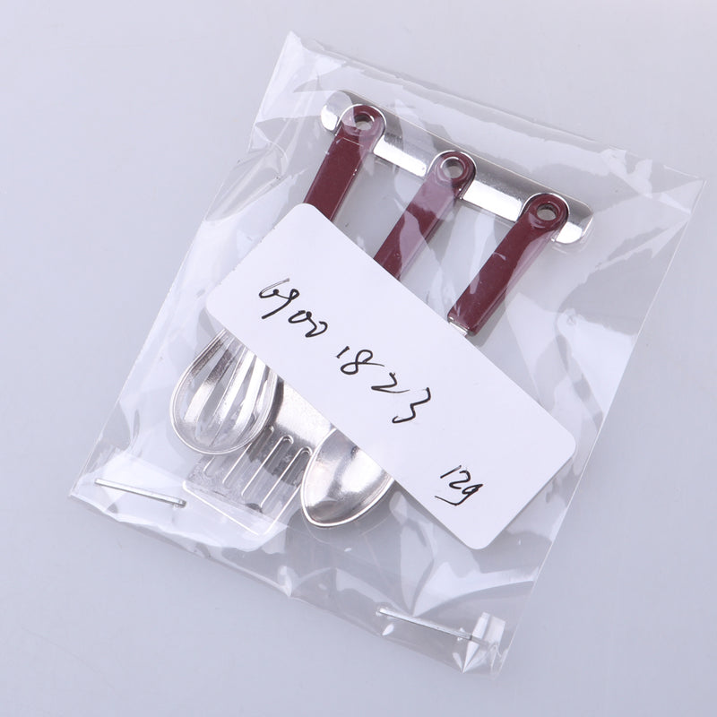 1/12 Dollhouse Miniature Metal Kitchenware Kitchen Accessories Decoration