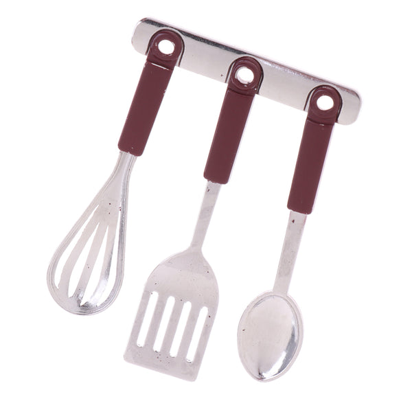 1/12 Dollhouse Miniature Metal Kitchenware Kitchen Accessories Decoration