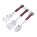 1/12 Dollhouse Miniature Metal Kitchenware Kitchen Accessories Decoration