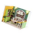 Diy Miniature Dollhouse Model Creative Building Kit Green House Tea Time