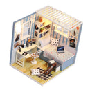 Modern DIY Assembly Miniature Dollhouse Kit with Furniture and Accessories