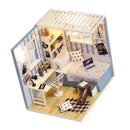Modern DIY Assembly Miniature Dollhouse Kit with Furniture and Accessories