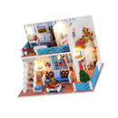DIY Assembly Miniature Dollhouse Cottage Kit with Furniture and Accessories