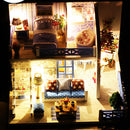 DIY Assembly Miniature Dollhouse Cottage Kit with Furniture and Accessories