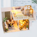 DIY Handcraft Miniature Wooden Doll House Project Kit w/ Light Music Box 1