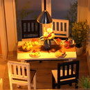 DIY Handcraft Miniature Wooden Doll House Project Kit w/ Light Music Box 2