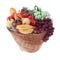 1/12 Miniature Fruit Platter in Wooden Plate for Dolls House Table Accessories Decoration