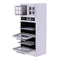 1/12 Dollhouse Miniature Luxury Wooden 3-Layer Microwave Cabinet Kitchen Furniture Accessories