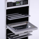 1/12 Dollhouse Miniature Luxury Wooden 3-Layer Microwave Cabinet Kitchen Furniture Accessories
