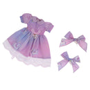 Handmade Adorable Dolls Outfits Lace Dress And Bow Headdress For 1/6 BJD Blythe Dolls