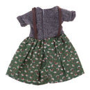 Handmade Adorable and Beautiful Doll Costume Strap Floral Dress For 1/6 BJD Blythe Dolls