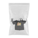 Fashion Printing Black T-Shirt Short Sleeve Tops for 1/6 BJD Blythe Doll Accessory