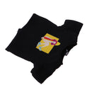 Fashion Printing Black T-Shirt Short Sleeve Tops for 1/6 BJD Blythe Doll Accessory