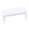 1/12 Dollhouse Furniture Wood End Table Tea Table Miniature Model Sitting Room Accessories Decoration White