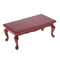 1/12 Dollhouse Furniture Wood End Table Tea Table Miniature Model Sitting Room Accessories Decoration Brown