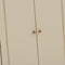 1/12 Miniature Wood Wardrobe Double Door Closet Dolls House Bedroom Furniture Kids Pretend Play Toy