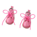 Adorable Casual PU Leather Boots Shoes for 1/6 Blythe Doll Costume Accessory Pink