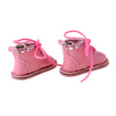 Adorable Casual PU Leather Boots Shoes for 1/6 Blythe Doll Costume Accessory Pink